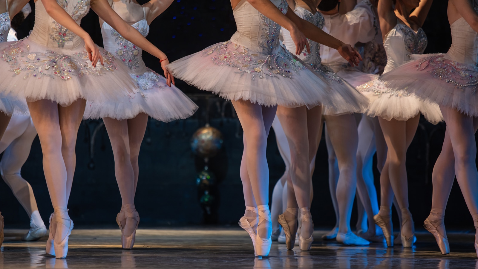 The Nutcracker Ballet, Closeup Of Ballerinas
